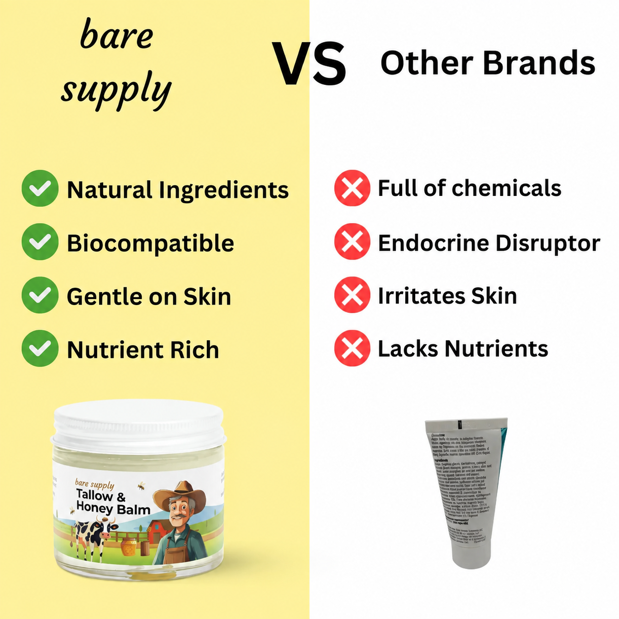 Tallow & Honey Balm - 2 oz